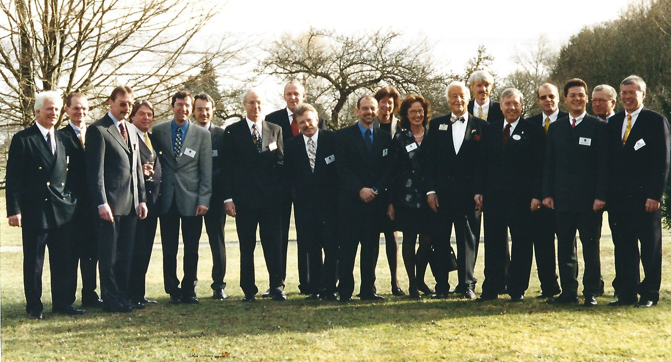 Gründungsmitglieder des Lions Club im Februar 2000