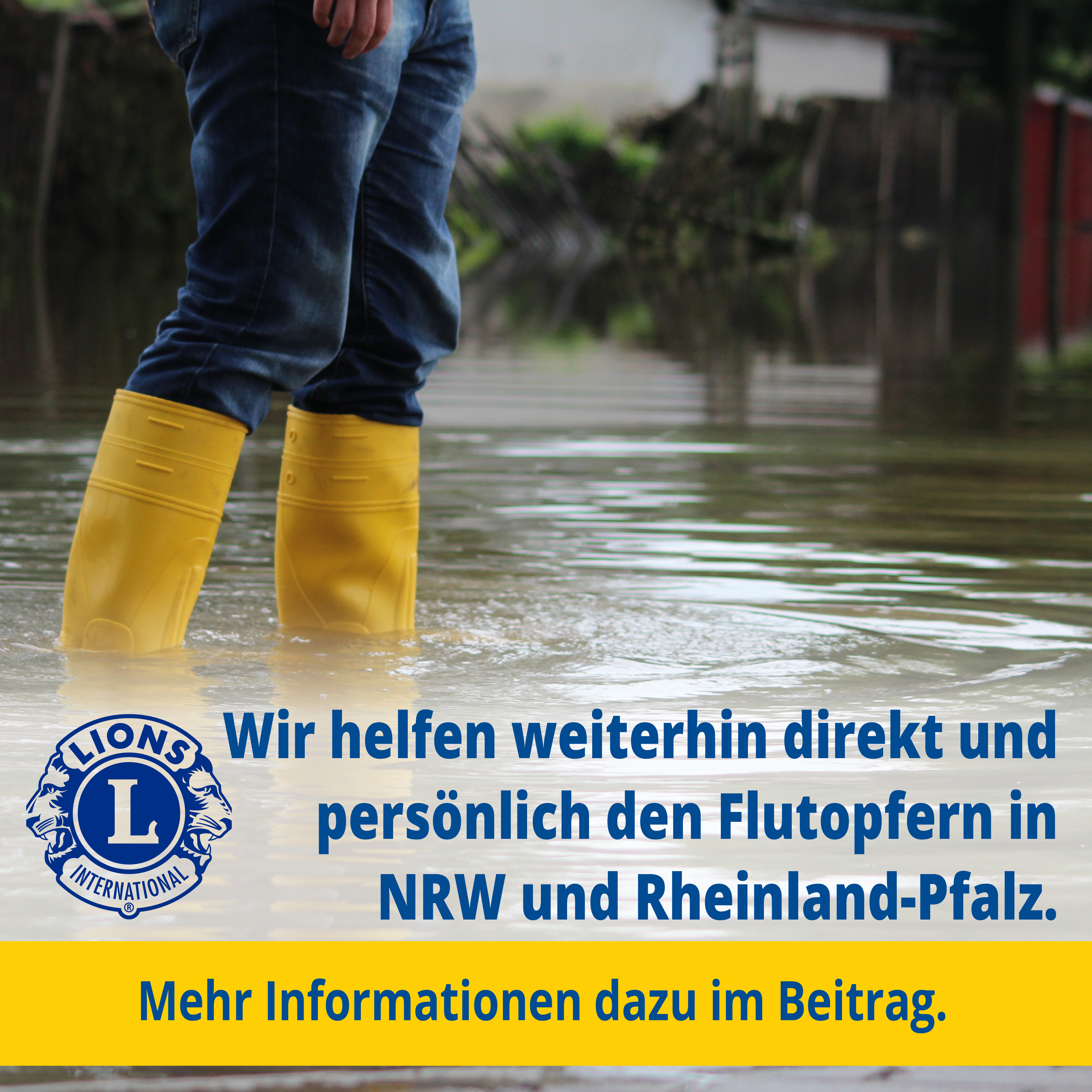 Spendenaufruf Hochwasser NRW und RP